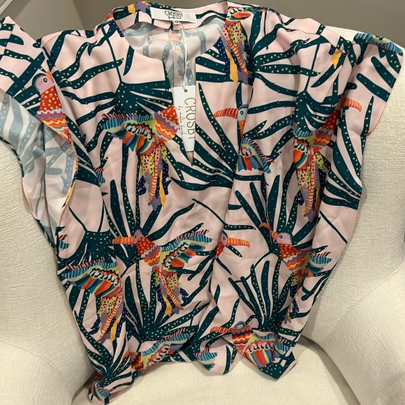 Crosby Maggie Top, Parrot Party - Picture 3 of 5